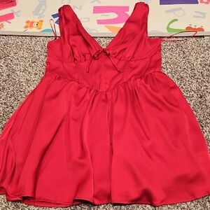 Francesca's Collections Elegant Red  Dress Size L